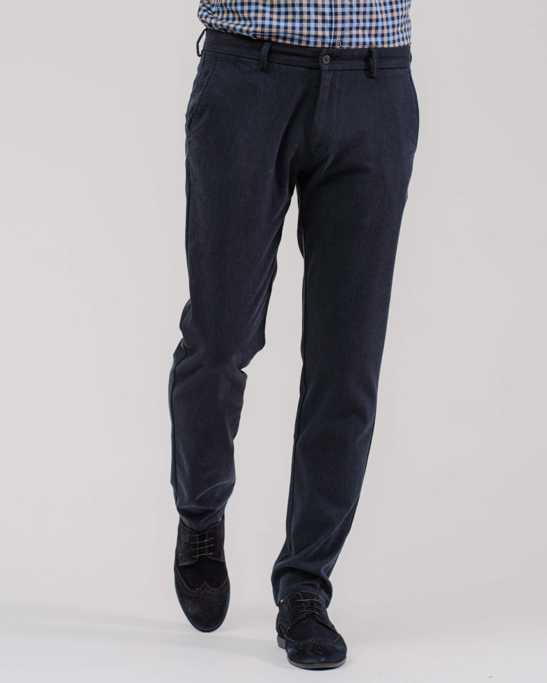 PANTALON STRUCTURAL DIN BUMBAC SI JACQUARD DESEN 200213088264-1 01
