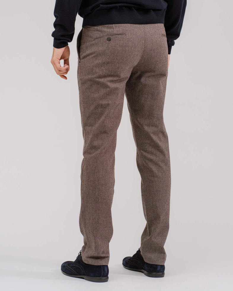 PANTALON DE BUMBAC CU BUZUNAR STIL ITALIAN SI JACQURDOV DESEN 200213088264-3 05