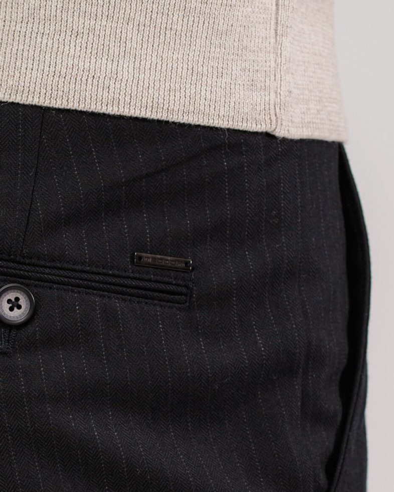 PANTALON DREPT CU LASTIC SI SNUR LA CUREA CULOAREA ALBASTRU ANCHIS 200213088267-2 03