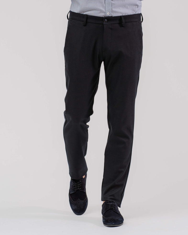 PANTALON DE LANA FINA CU STRUCTURA JACQUARD 200213088269-1 02