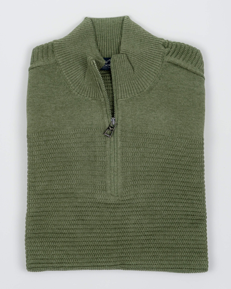 PULOVER VERDE GULER CU FERMOAR 210212055215-3 04