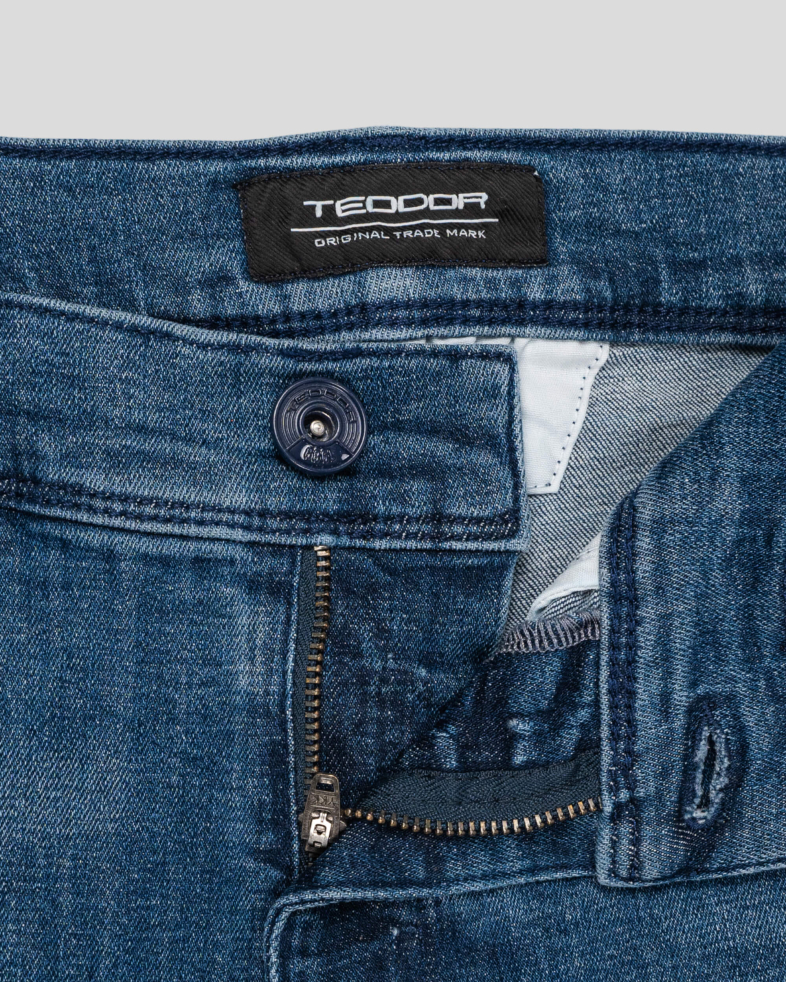 PANTALONI SCURTI ALBASTRI CU LOGO METAL 230115121305-2 04