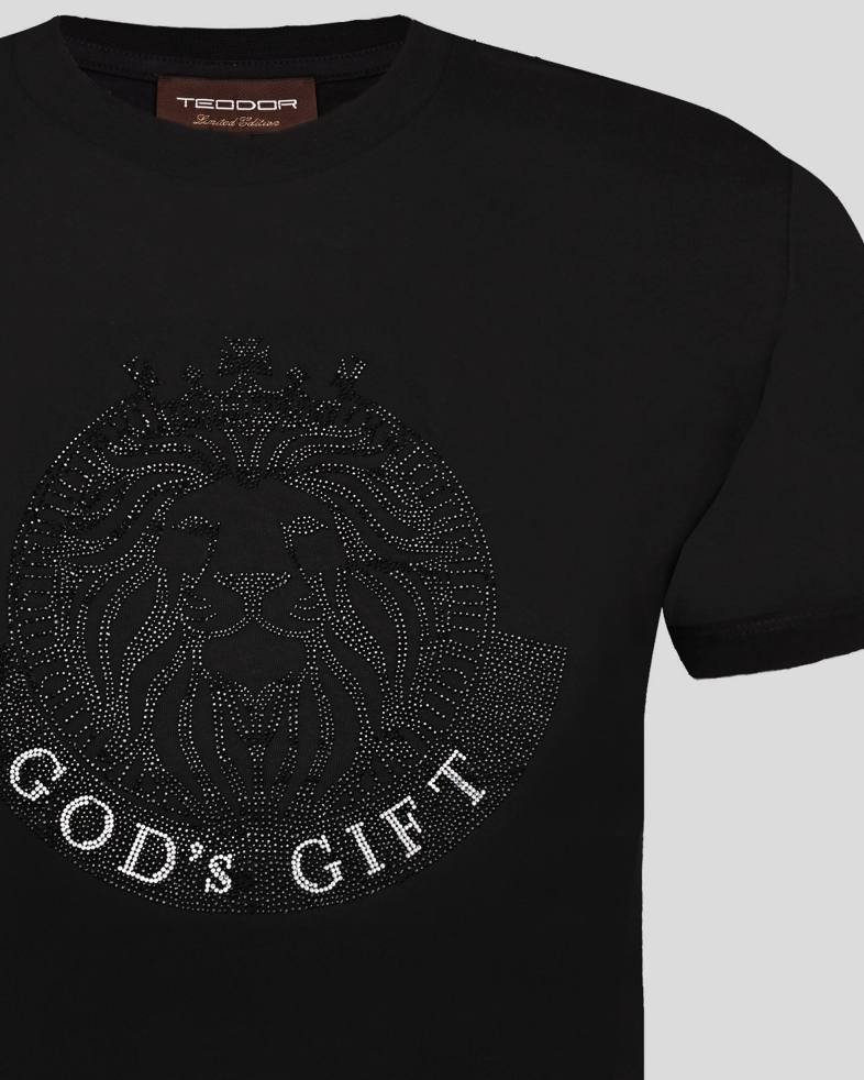 TRICOU NEGRU CU DESEN 240161131733-2 05