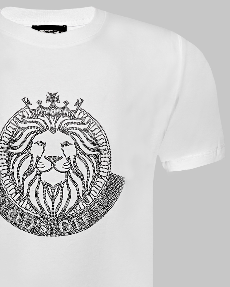 TRICOU ALB CU DESEN 240161131733-1 06