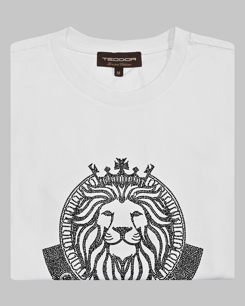 TRICOU ALB CU DESEN 240161131733-1 07