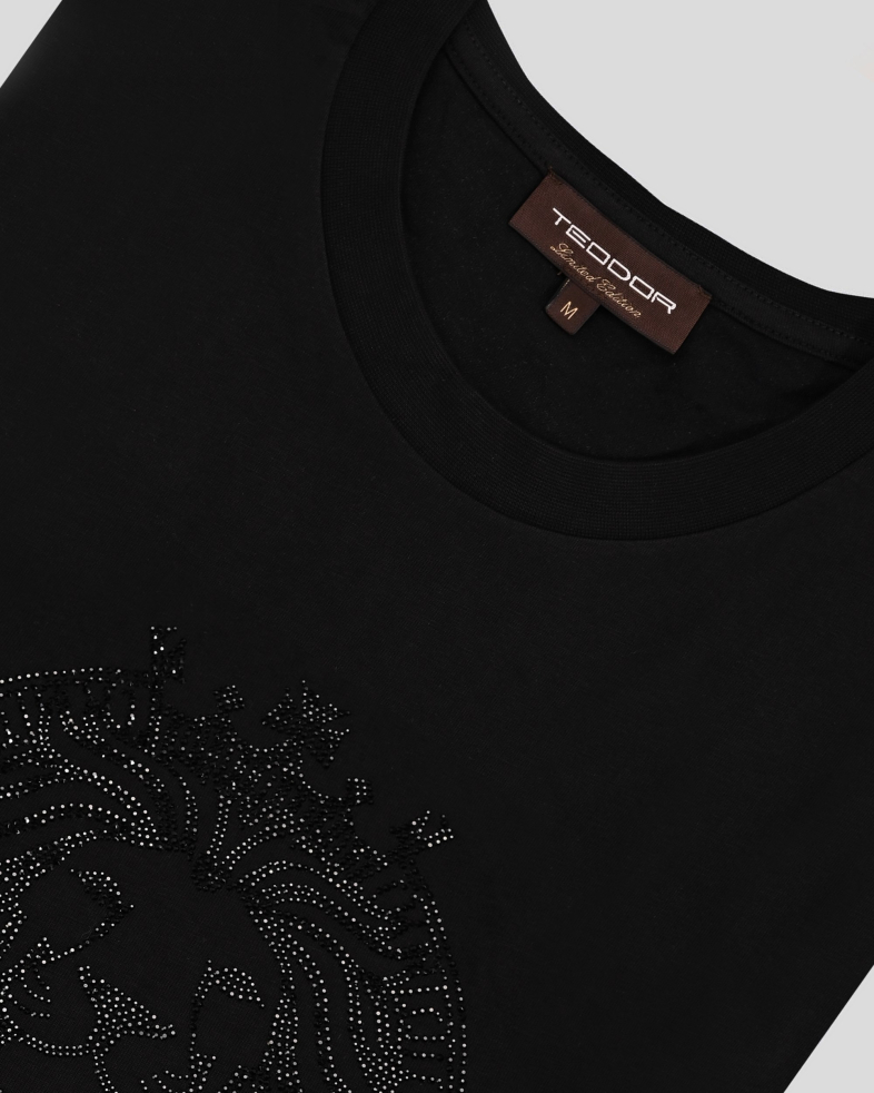 TRICOU NEGRU CU DESEN 240161131733-2 07