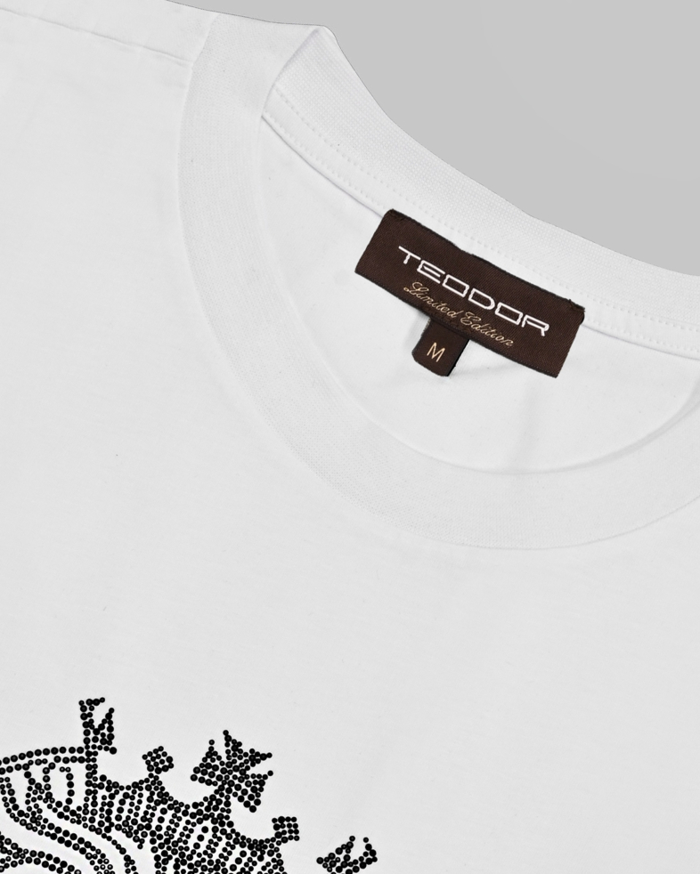 TRICOU ALB CU DESEN 240161131733-1 08