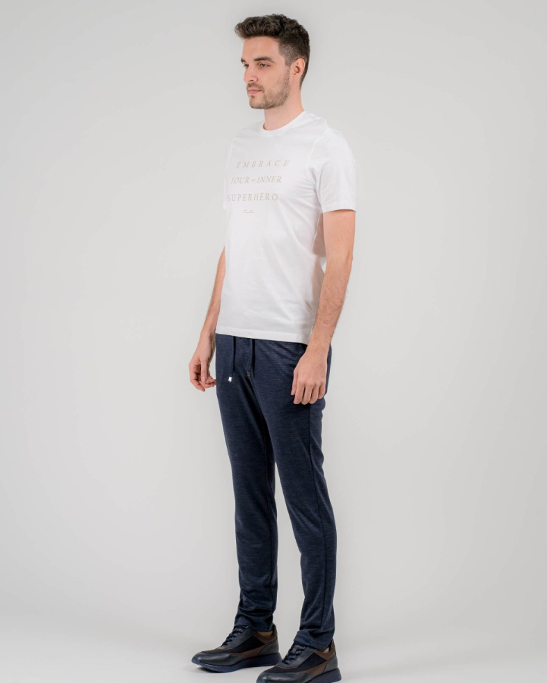 PANTALONI BLEUMARIN CU STRUCTURI 210213088341-1 02