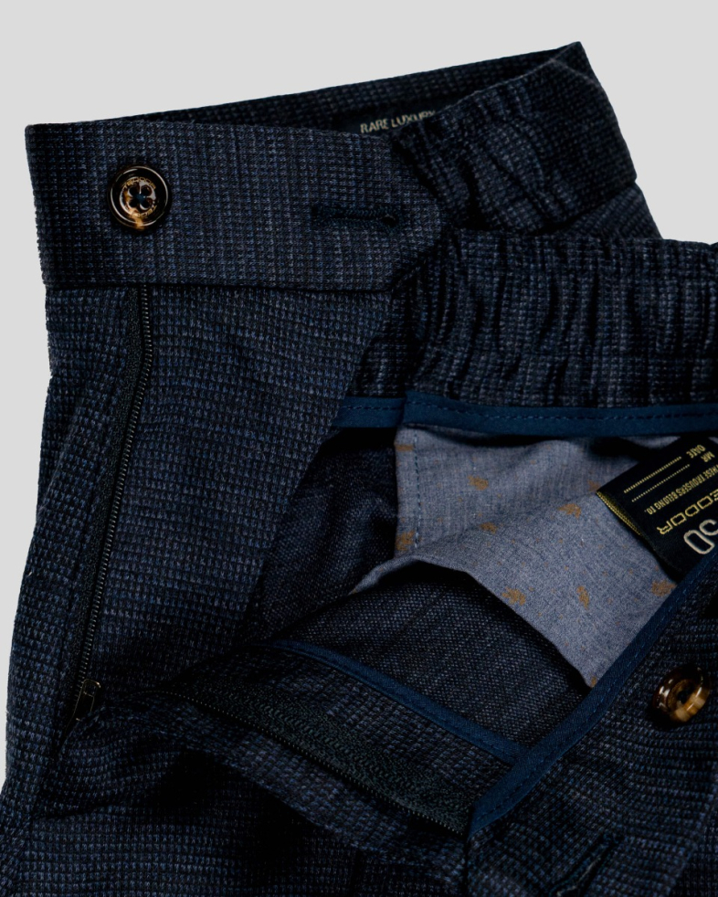 PANTALONI BLEUMARIN CU STRUCTURI 210213088341-1 04