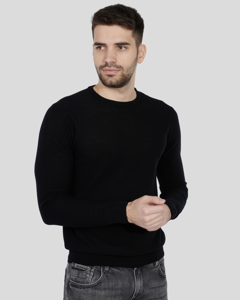 PULOVER NEGRU GULER ROTUND 240209055349-1 03