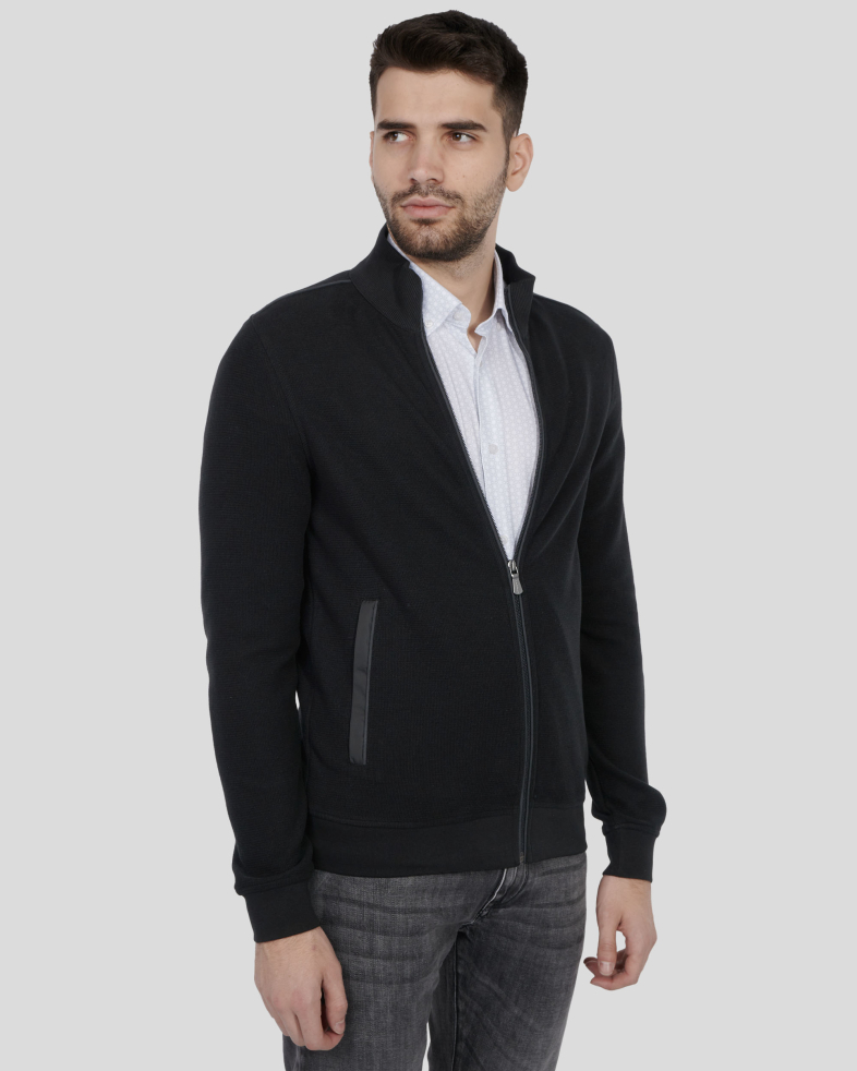 HANORAC NEGRU CU FERMOAR 240210141571-1 03