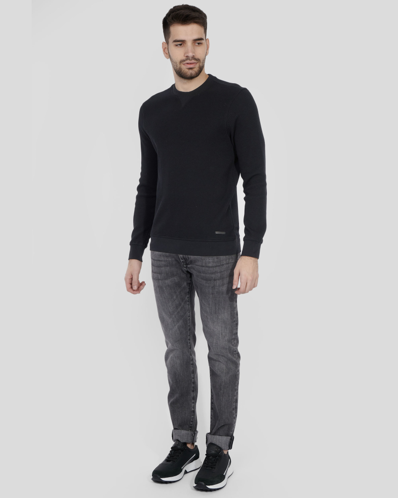 BLUZA NEAGRA CU GULER ROTUND 230210141532-1 02
