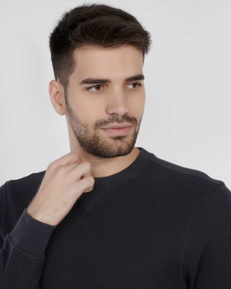 BLUZA NEAGRA CU GULER ROTUND 230210141532-1 04
