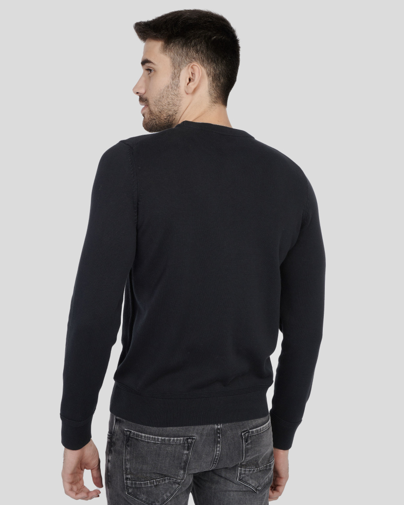 PULOVER NEGRU GULER ROTUND 240208055363-1 010