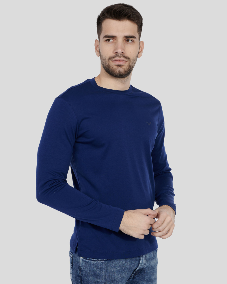 PULOVER ALBASTRU GULER ROTUND 240210141599-3 03