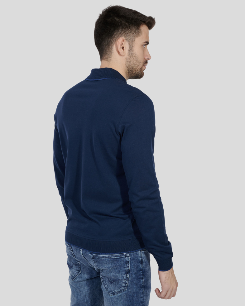 BLUZA ALBASTRA GULER POLO 240210141563-3 08