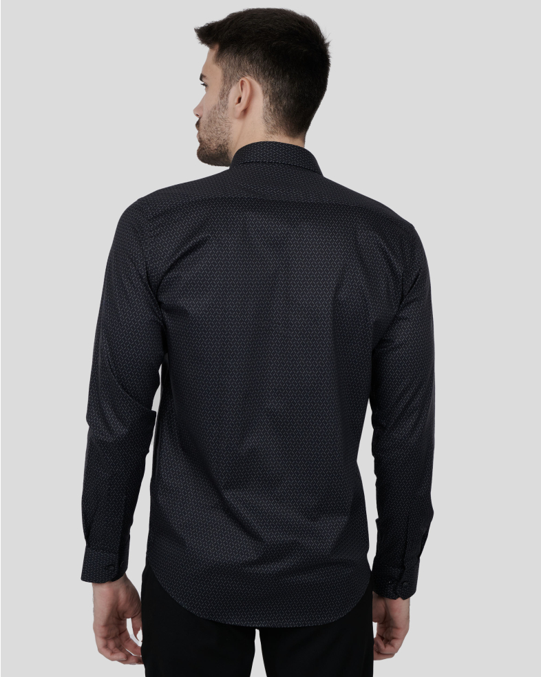 CAMASA NEAGRA PRINT GEOMETRIC 240235045026-3 07