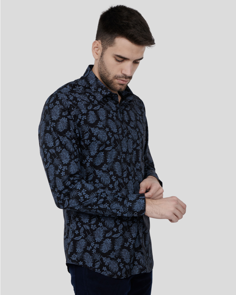 CAMASA NEAGRA PRINT FLORALEN 240235045062-1 03