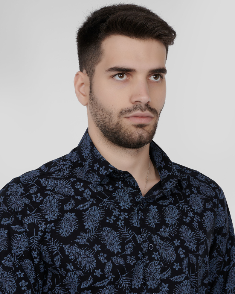 CAMASA NEAGRA PRINT FLORALEN 240235045062-1 04