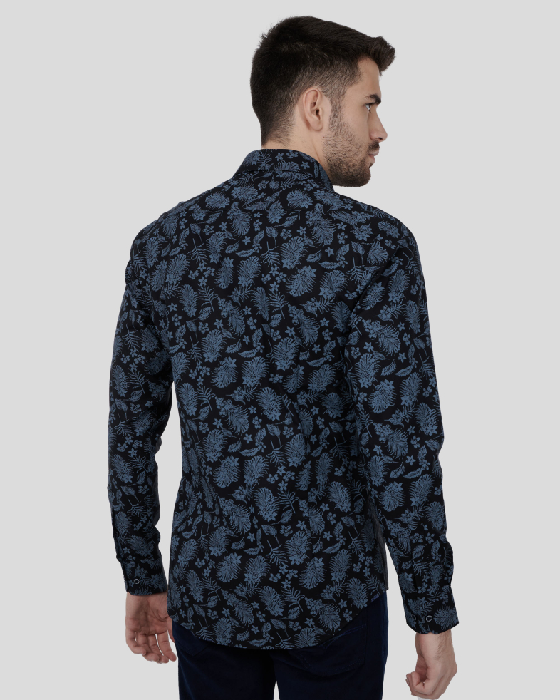 CAMASA NEAGRA PRINT FLORALEN 240235045062-1 07