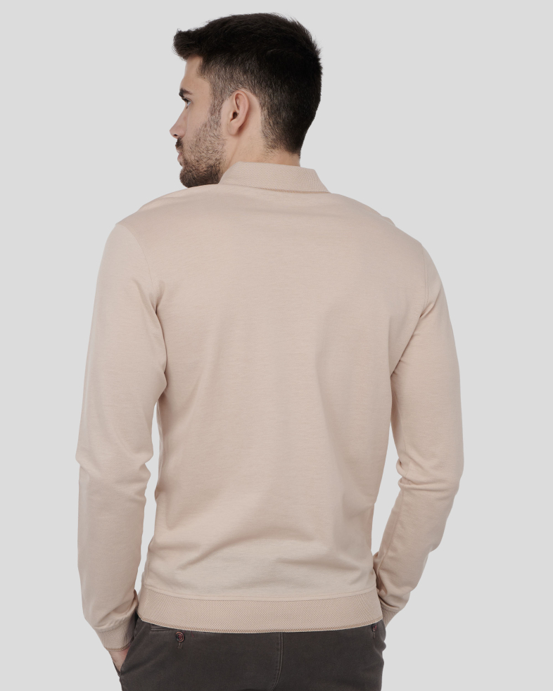 BLUZA BEJ GULER POLO 240210141563-7 08