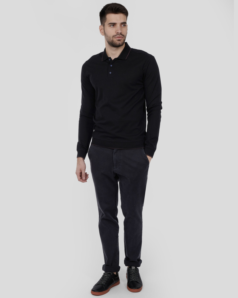 BLUZA NEAGRA GULER POLO 240210141563-1 02