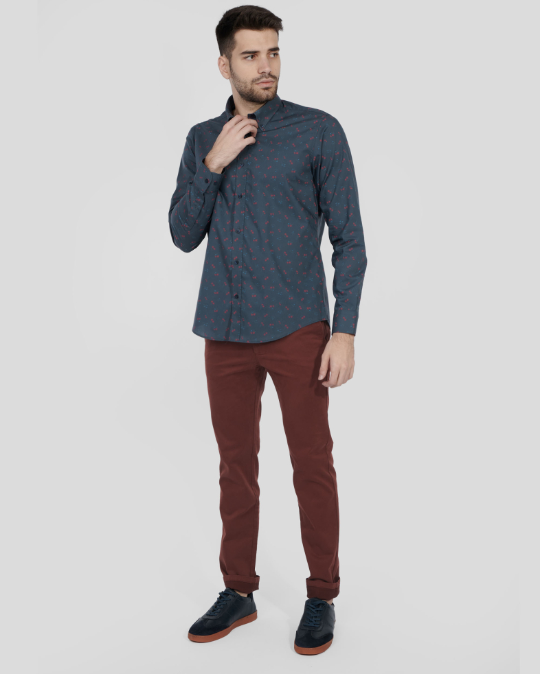 CAMASA GRI PRINT GEOMETRIC 240235045058-2 02