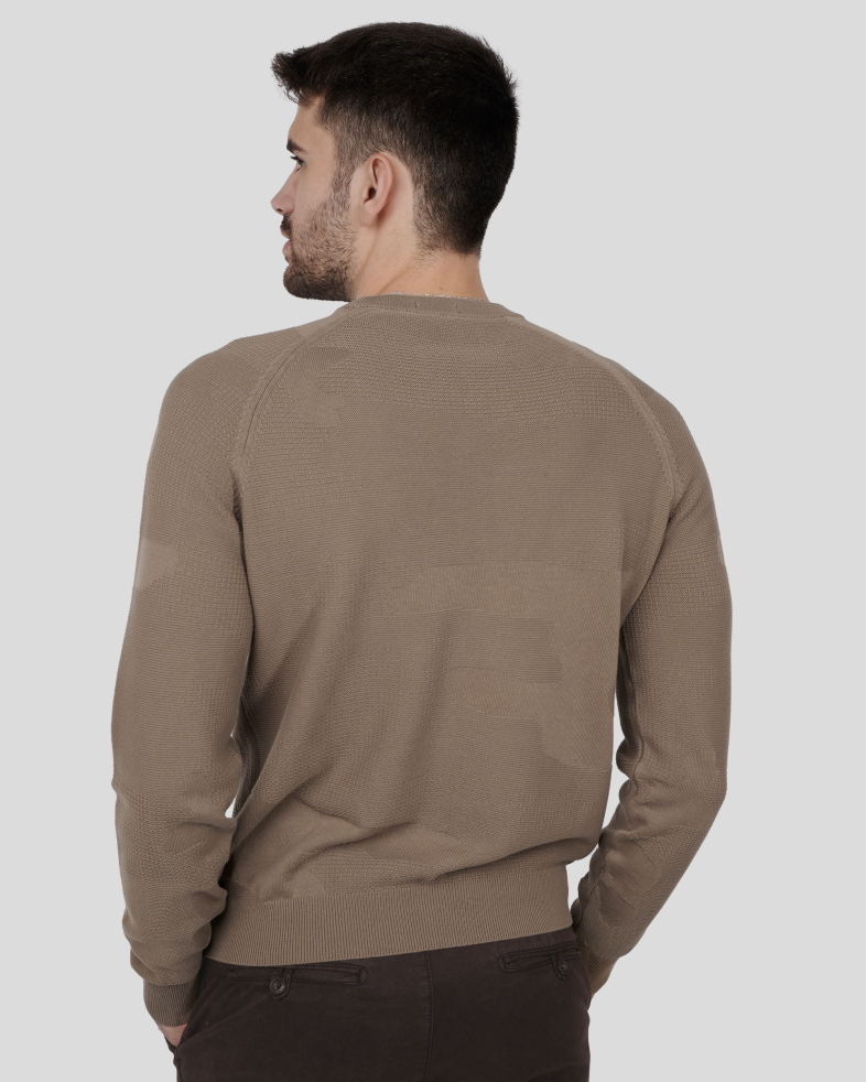 PULOVER BEJ GULER ROTUND 240208055377-5 08