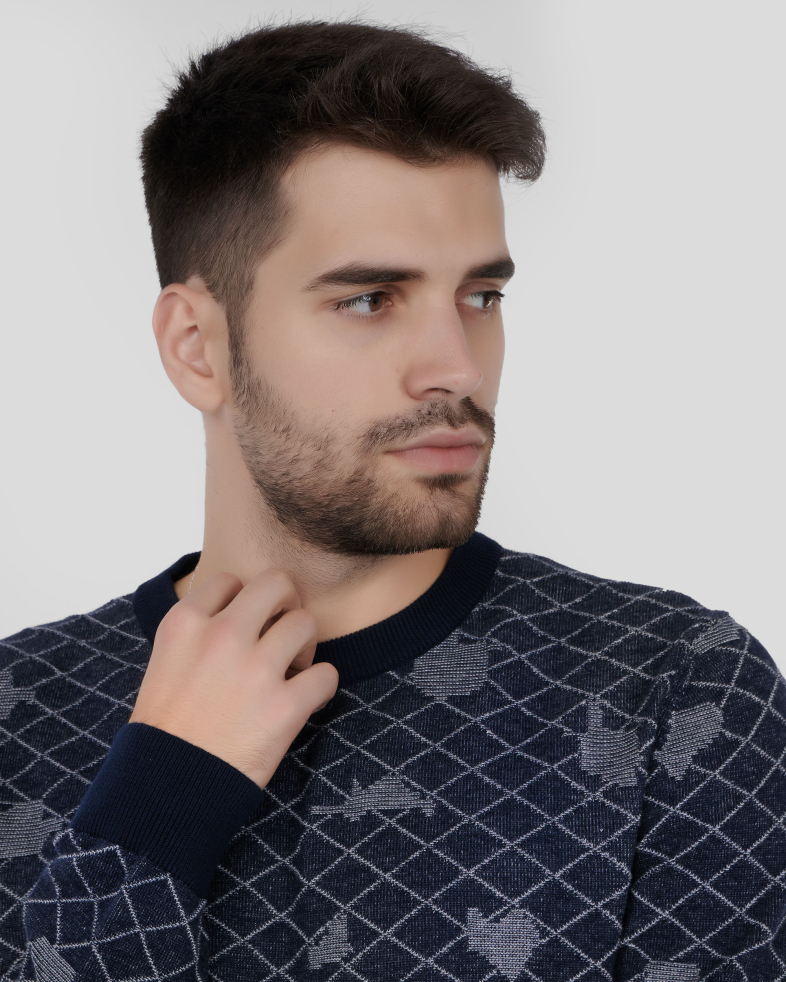 PULOVER BLEUMARIN GULER ROTUND 240208055368-1 04