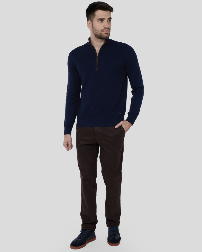 PULOVER BLEUMARIN GULER CU FERMOAR 240208055365-1 02
