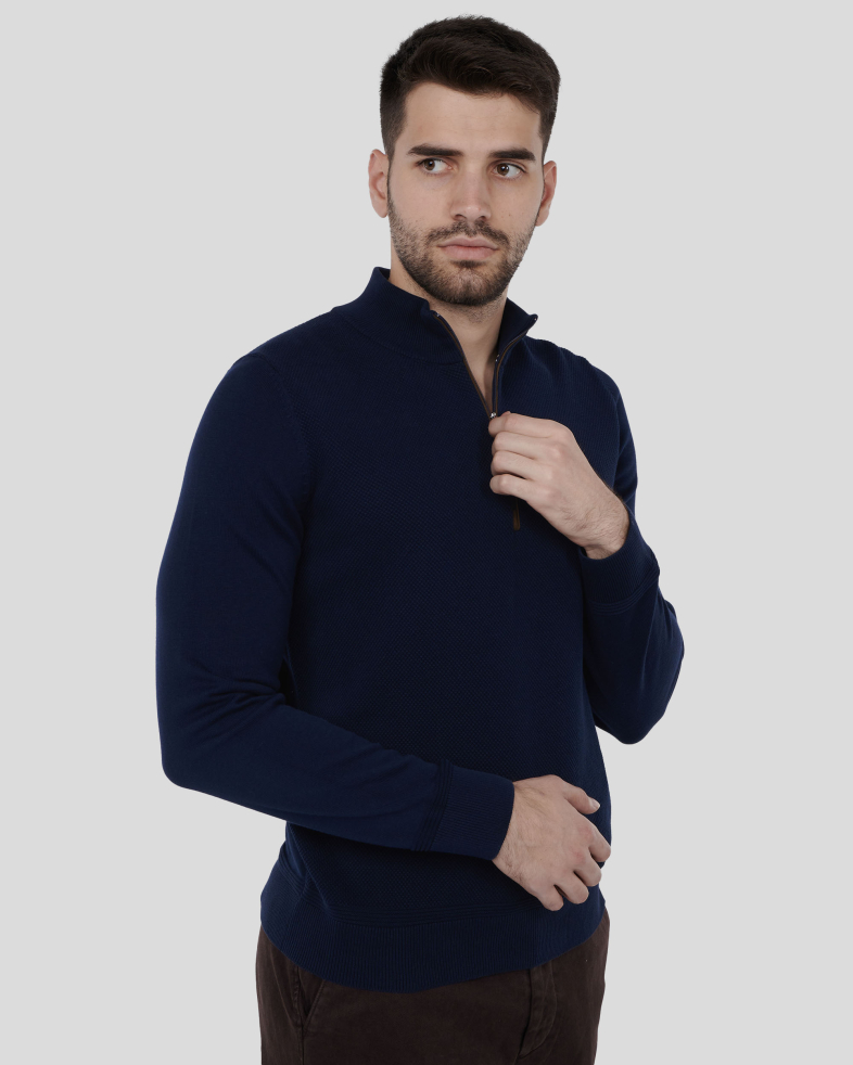 PULOVER BLEUMARIN GULER CU FERMOAR 240208055365-1 03