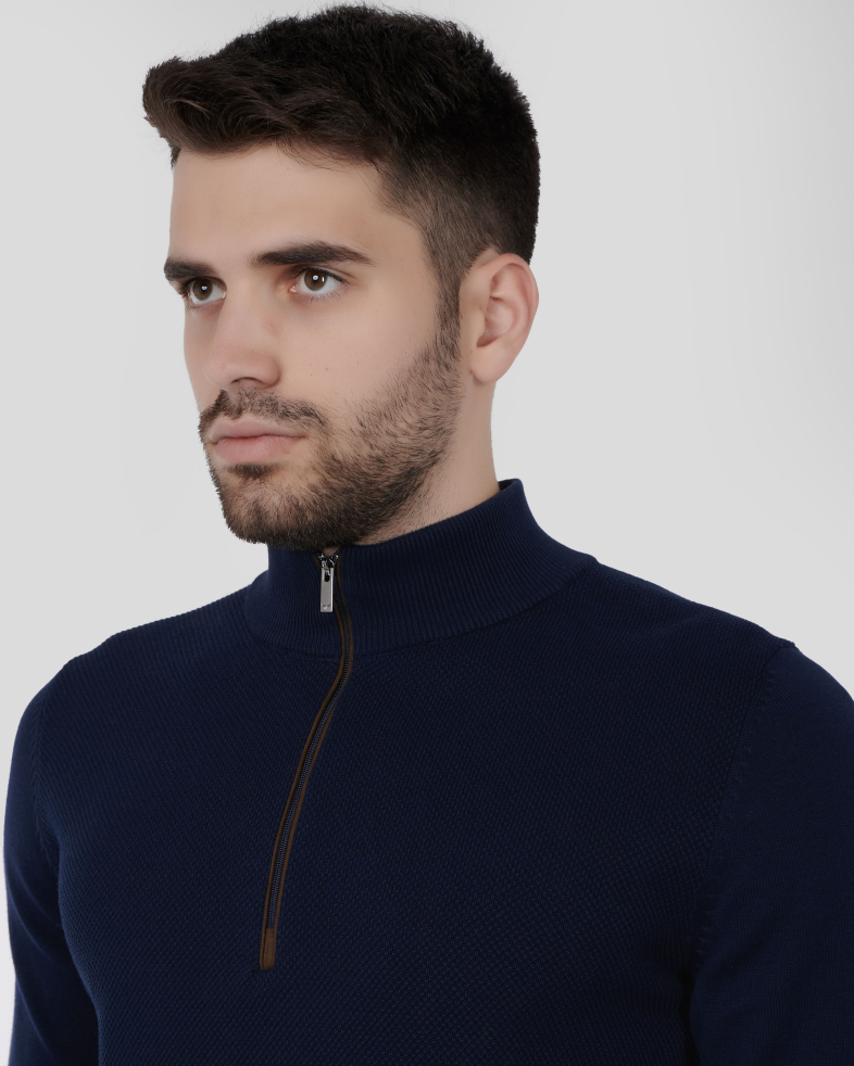 PULOVER BLEUMARIN GULER CU FERMOAR 240208055365-1 04