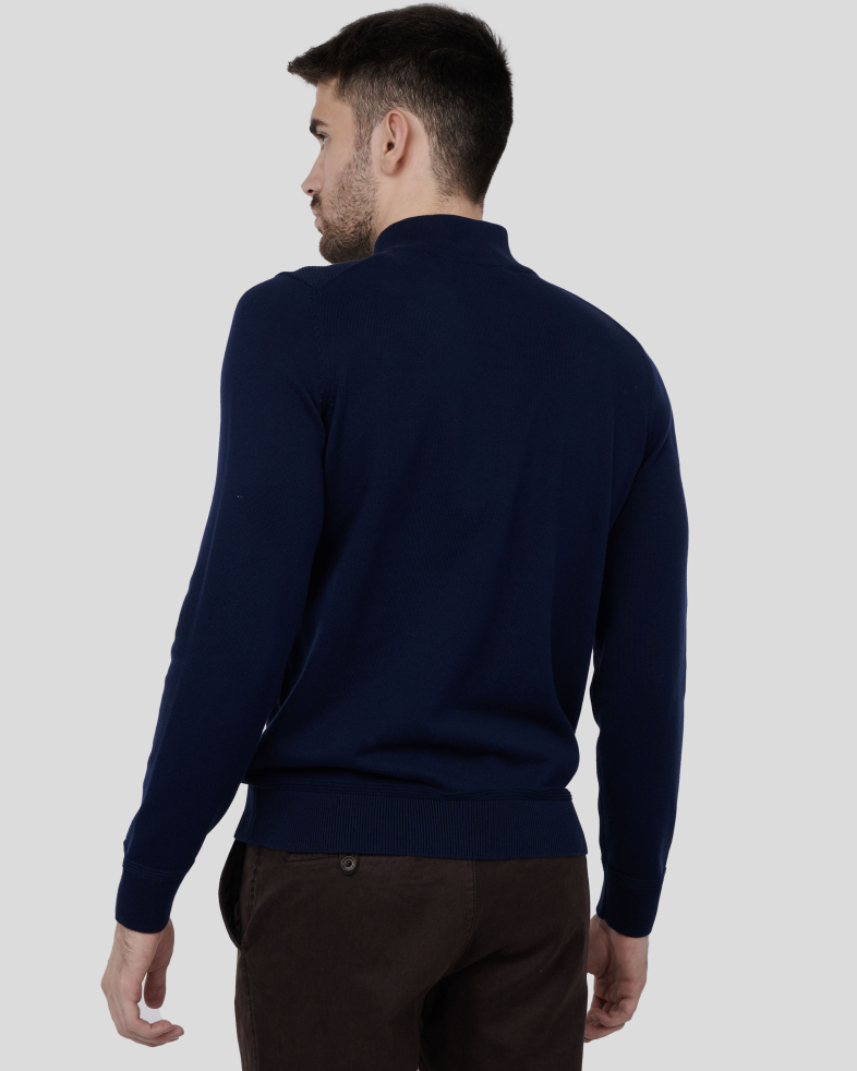 PULOVER BLEUMARIN GULER CU FERMOAR 240208055365-1 09