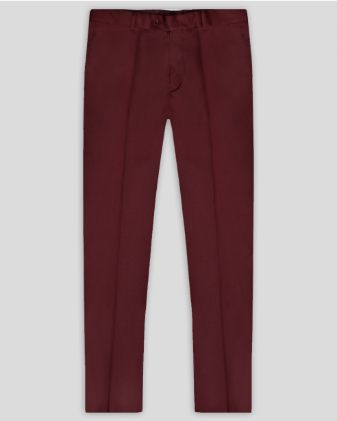PANTALONI SLIM BORDO