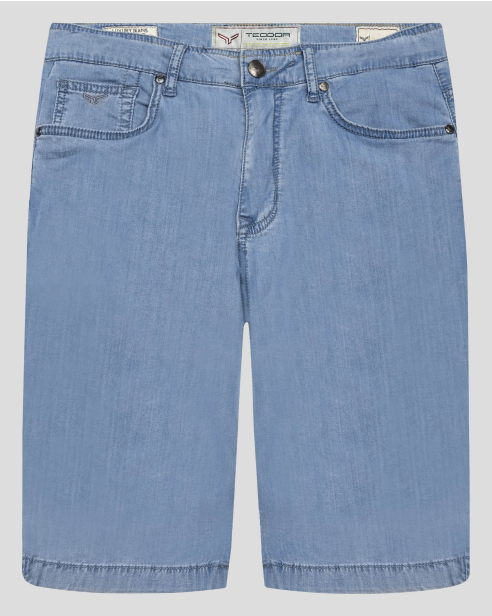 PANTALONI SCURTI ALBASTRI