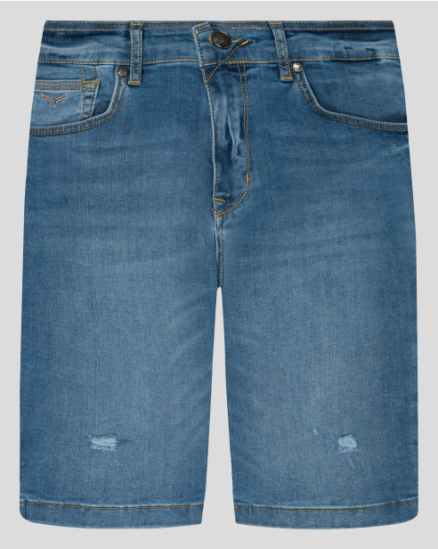 PANTALONI SCURTI ALBASTRI