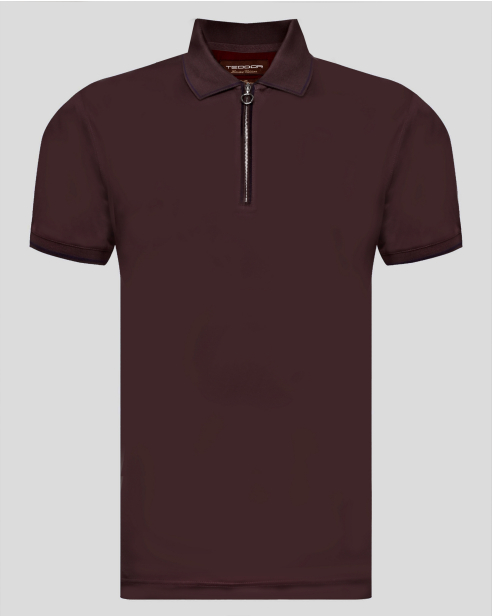 TRICOU POLO CU FERMOAR BORDO