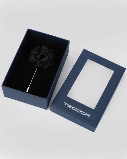 AC TIP BRASA CU FLOARE IN NEGRU
