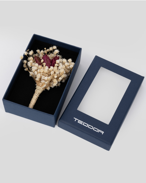 BROSA BEJ  IN FORMA DE BUCHET