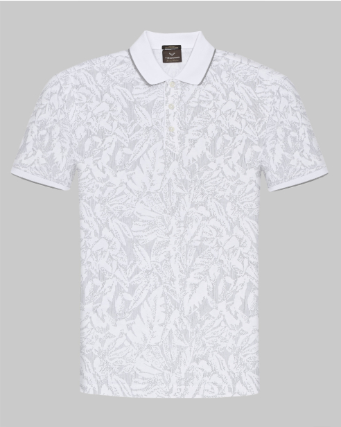 TRICOU POLO ALBA PRINT FLORAL