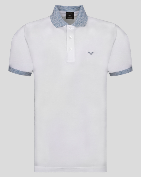 TRICOU POLO ALB