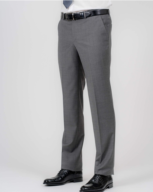 PANTALONI SLIM GRI