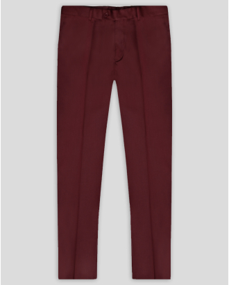 PANTALONI SLIM BORDO