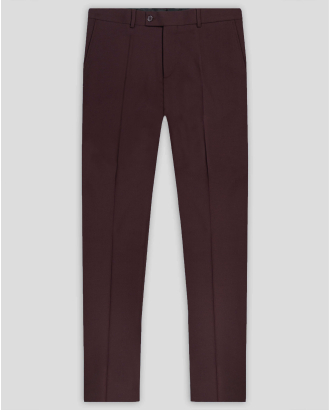PANTALONI SLIM BORDO
