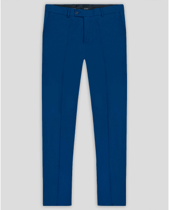 PANTALONI SLIM ALBASTRI