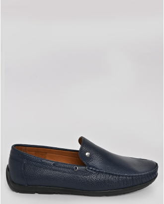 MOCASINI BLEUMARIN  PIELE NATURALA