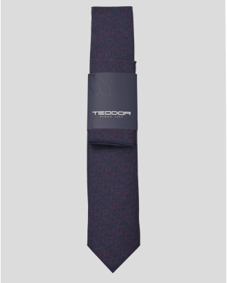 COMPLECT CRAVATA SI BATISTA BORDO PRINT GEOMETRIC