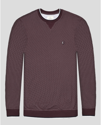 BLUZA BORDO CU GULER ROTUND
