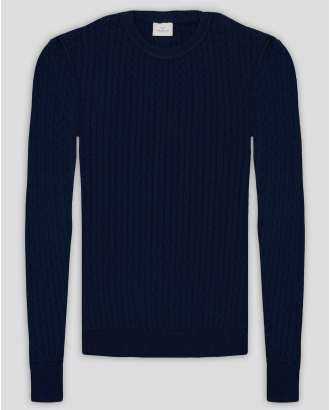 PULOVER BLEUMARIN GULER ROTUND