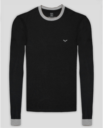 BLUZA NEAGRA GULER ROTUND